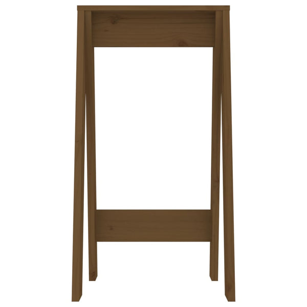 Honigbraune Hocker Vrevolod 40x40x75cm (2 St., Kiefer)