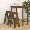 Honigbraune Hocker Vrevolod 40x40x75cm (2 St., Kiefer)