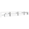 Weißer TV-Schrank mit LED-Beleuchtung Cinstantin 290x36,5x40cm