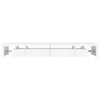 Weißer TV-Schrank mit LED-Beleuchtung Cinstantin 290x36,5x40cm