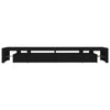 Musta tv-taso led-valoilla Cinstantin 290x36,5x40cm
