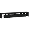 Schwarzes TV-Lowboard mit LED-Beleuchtung Cinstantin 260x36,5x40cm