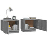Grauer Nachttisch Ciocodei 100x35x40cm (Holz)