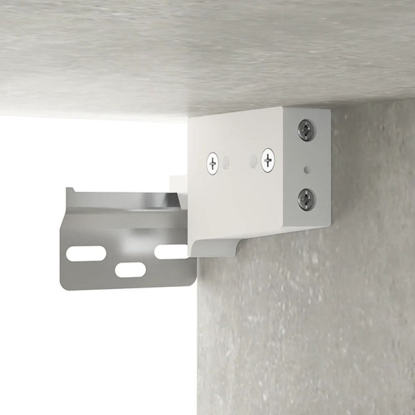 Betongraues Badezimmermöbelset Katalena (3-teilig)