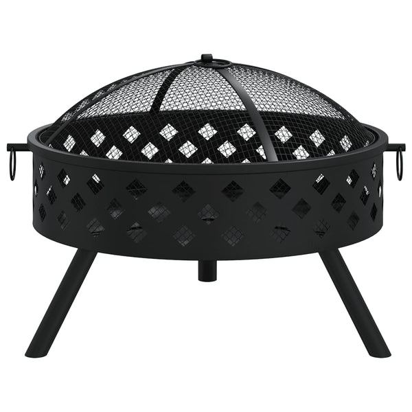 Teräs-Feuerschale und Schürhaken Togrul 58cm (xxl)