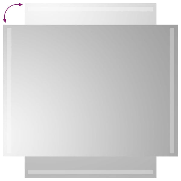 LED-Badezimmerspiegel Magdolia 60x80cm