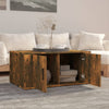 Couchtisch Glenn aus geräucherter Eiche 80x50x36cm (Holz)