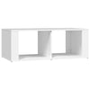 Weißer Couchtisch Adamescu 100x50x36cm (Holz)