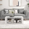 Weißer Couchtisch Adamescu 100x50x36cm (Holz)
