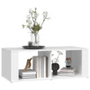 Weißer Couchtisch Adamescu 100x50x36cm (Holz)
