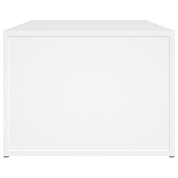 Weißer Couchtisch Adamescu 100x50x36cm (Holz)