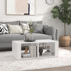 Weißer Couchtisch Adamescu 100x50x36cm (Holz)