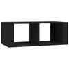 Couchtisch Adamescu, schwarz, 100x50x36cm (Holz)