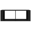 Couchtisch Adamescu, schwarz, 100x50x36cm (Holz)
