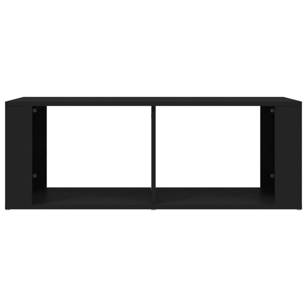 Couchtisch Adamescu, schwarz, 100x50x36cm (Holz)