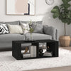 Couchtisch Adamescu, schwarz, 100x50x36cm (Holz)