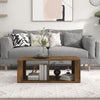 Couchtisch Adamescu aus Rauch-Eiche 100x50x36cm (Holz)