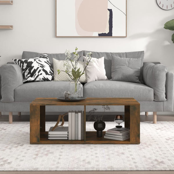 Couchtisch Adamescu aus Rauch-Eiche 100x50x36cm (Holz)