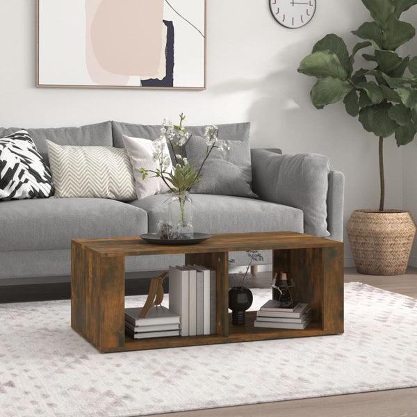 Couchtisch Adamescu aus Rauch-Eiche 100x50x36cm (Holz)