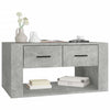 Betongrauer Couchtisch Royer 80x50x40cm (Holz)