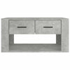 Betongrauer Couchtisch Royer 80x50x40cm (Holz)