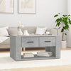Betongrauer Couchtisch Royer 80x50x40cm (Holz)
