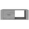 Grauer Couchtisch Afilica 100x50,5x35cm (Holz)