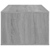 Grauer Couchtisch Afilica 100x50,5x35cm (Holz)