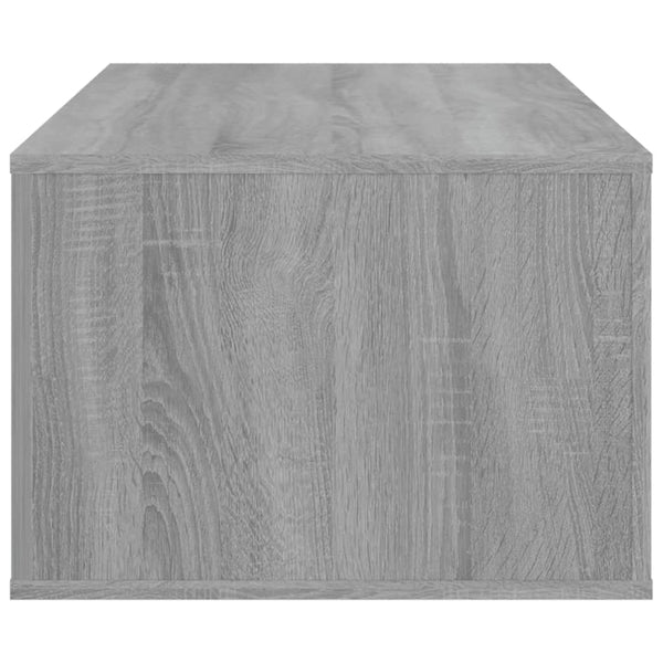 Grauer Couchtisch Afilica 100x50,5x35cm (Holz)