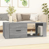 Grauer Couchtisch Afilica 100x50,5x35cm (Holz)