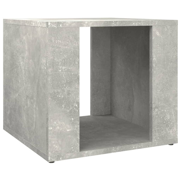 Betoninharmaa yöpöytä Virgia 41x40x36cm (puinen)