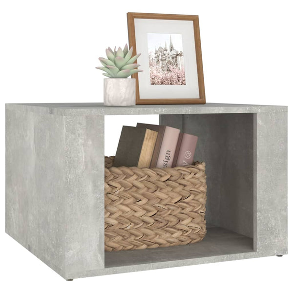 Betoninharmaa yöpöytä Zvi 57x55x36cm (puinen)