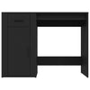 Schwarzer Schreibtisch Margareth 100x49x75cm (Holz)