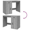 Grauer Schreibtisch Margareth 100x49x75cm (Holz)