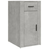 Betongrauer Tischschrank Varciu 40x49x75cm (Holz)