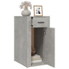 Betongrauer Tischschrank Varciu 40x49x75cm (Holz)