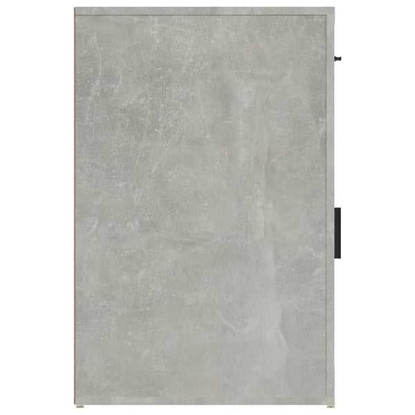 Betongrauer Tischschrank Varciu 40x49x75cm (Holz)