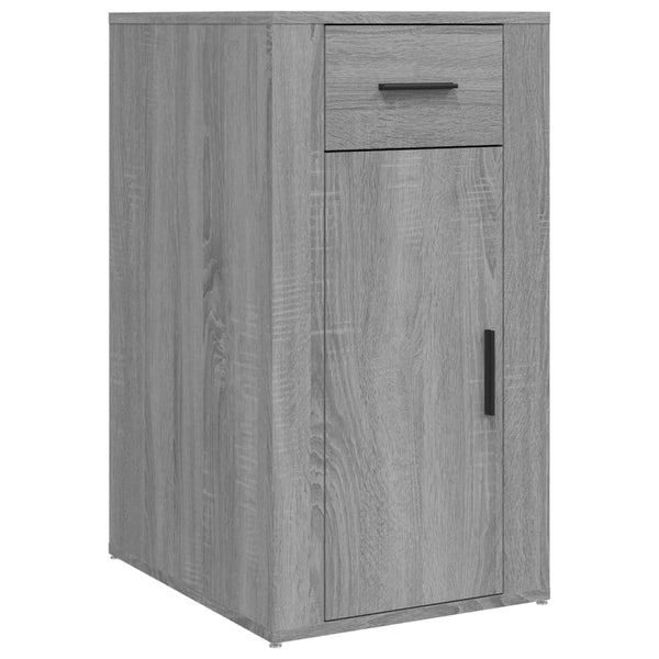 Grauer Tischschrank Varciu 40x49x75cm (Holz)