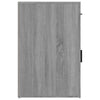 Grauer Tischschrank Varciu 40x49x75cm (Holz)