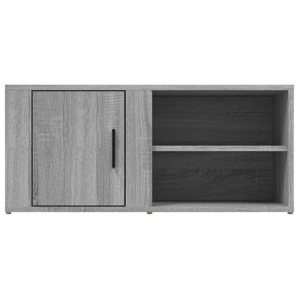 Harmaa tv-taso Gheorghge 80x31,5x36cm (puinen)