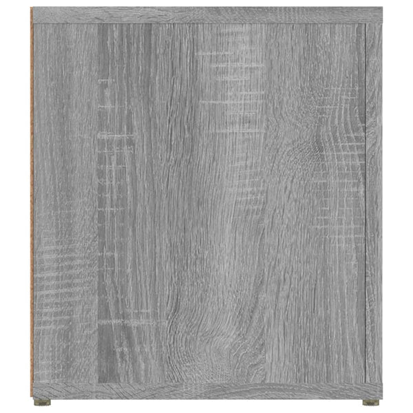 Harmaa tv-taso Gheorghge 80x31,5x36cm (puinen)