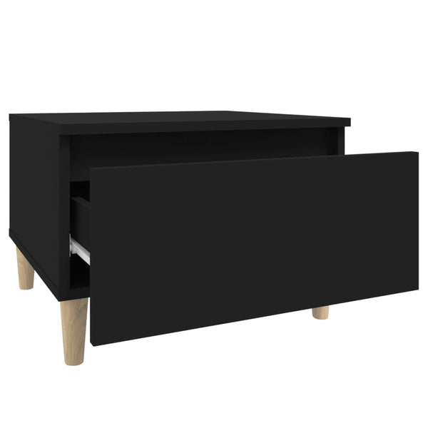 Schwarzer Beistelltisch Lacurile 50x46x35cm (Holz)