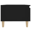 Schwarze Beistelltische Lacurile 50x46x35cm (2er-Set aus Holz)