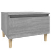Graue Beistelltische Lacurile 50x46x35cm (2 Stück Sonoma Holz)