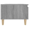 Graue Beistelltische Lacurile 50x46x35cm (2 Stück Sonoma Holz)
