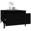 Schwarzer Beistelltisch Liubovi 50x46x35cm (Holz)