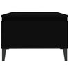 Schwarzer Beistelltisch Liubovi 50x46x35cm (Holz)