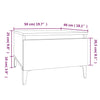 Schwarzer Beistelltisch Liubovi 50x46x35cm (Holz)
