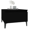 Schwarze Beistelltische Liubovi 50x46x35cm (2 Stück, Holz)
