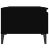 Schwarze Beistelltische Liubovi 50x46x35cm (2 Stück, Holz)